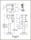 Vertical Dimension Drawing Icon